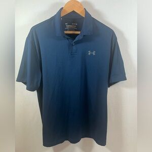 Under Armour Men's Navy Performance Polo Size L